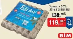 BİLİ BİLİ YUMURTA 30'LU 53-62 G